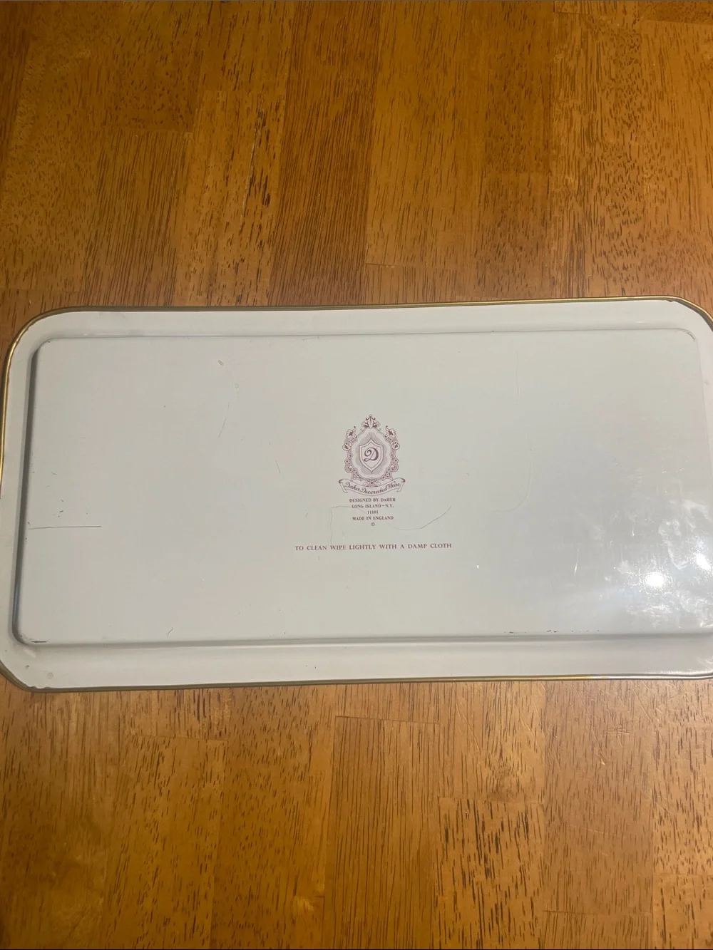 Vintage Daher Decorated Ware Tray